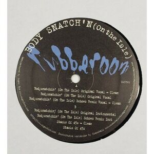 2X Rubberoom‎ – Body Snatch'n (On The Isle) Vinyl 12" 1995 Hip Hop VG+/VG+